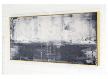 Load image into Gallery viewer, Grey White Abstract Painting Extra Large Horizon Art Ap032