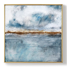 Load image into Gallery viewer, Large Original Sea Landscape Oil Painting Sky Landscape Painting Np055