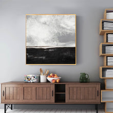 Load image into Gallery viewer, Black White Painting Horizontal Wall Decor Art Large Canvas Art Ap010