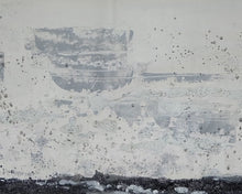 Load image into Gallery viewer, Silver Painting Gray And White Art Original Artwork Painting Ap028