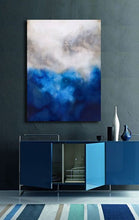 Load image into Gallery viewer, Blue Painting Abstract Painting Bedroom Art Paintings NP067