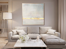 Load image into Gallery viewer, Gold Leaf Wall Art Acrylic Painting on Canvas Ap072