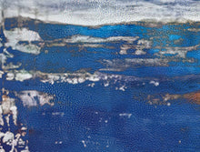 Load image into Gallery viewer, Blue And White Abstract Painting Large Abstract Sky Painting on Canvas Dp101