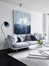 Load image into Gallery viewer, Original Deep Blue Sea Abstract Art Sky Landscape Painting Qp094