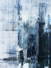 Load image into Gallery viewer, Deep Blue Abstract Art Living Room Art Painting Np056