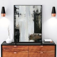 Load image into Gallery viewer, Large Abstract Painting,City Skyline Painting,Rich Texture Canvas Art Ap025
