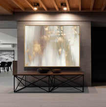 Load image into Gallery viewer, Gold Beige Abstract painting Minimalist Style Acrylic Painting Gp019