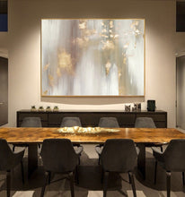 Load image into Gallery viewer, Gold Beige Abstract painting Minimalist Style Acrylic Painting Gp019