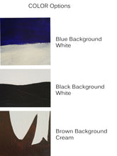 Load image into Gallery viewer, Black and White Circles Handmade Original Abstract Painting Fp013