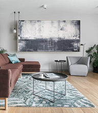 Load image into Gallery viewer, Grey White Abstract Painting Extra Large Horizon Art Ap032