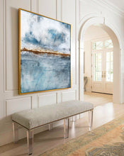 Load image into Gallery viewer, Large Original Sea Landscape Oil Painting Sky Landscape Painting Np055