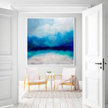 Load image into Gallery viewer, Blue Sky Landscape Abstract Painting Large Wall Sea Painting Dp096