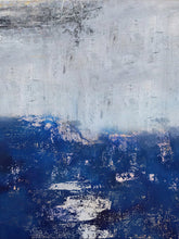 Load image into Gallery viewer, Deep Blue Abstract Painting Canvas Art Large Size Np058