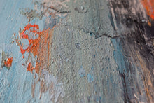 Load image into Gallery viewer, Original Blue Abstract Painting Large Canvas Art Np009