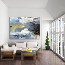 Load image into Gallery viewer, Cloud Abstract Art Oil Painting Sky Abstract Painting on Canvas Np033