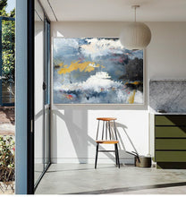 Load image into Gallery viewer, Cloud Abstract Art Oil Painting Sky Abstract Painting on Canvas Np033