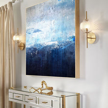 Load image into Gallery viewer, Deep Blue Sea Abstract Art Oversized Artwork for Walls Bp088