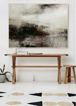 Load image into Gallery viewer, Brown Gray Abstract Painting Dusk Sunset Painting Qp093