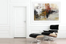 Load image into Gallery viewer, Brown White Red Abstract Painting Giant Canvas Painting Fp094