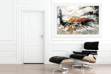 Load image into Gallery viewer, White Black And Red Abstract Painting Modern Painting for Home Fp040