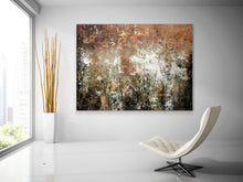 Load image into Gallery viewer, Brown White Abstract Wall Art Original Painting Fp042