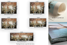 Load image into Gallery viewer, Brown White Abstract Wall Art Original Painting Fp042