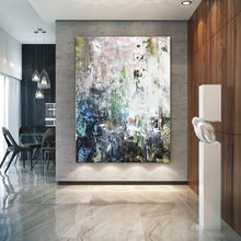 Load image into Gallery viewer, Large Palette Knife Canvas Art Original Painting on Canvas Fp076