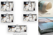 Load image into Gallery viewer, Black And White Abstract Painting Red Yellow Painting for Home Fp081