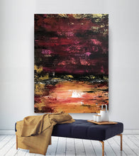 Load image into Gallery viewer, Large Brwon Yellow Abstract Painting Huge Canvas Art Qp034