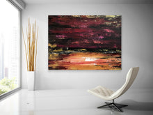 Load image into Gallery viewer, Large Brwon Yellow Abstract Painting Huge Canvas Art Qp034