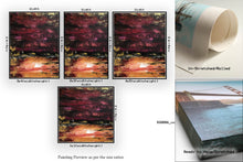 Load image into Gallery viewer, Large Brwon Yellow Abstract Painting Huge Canvas Art Qp034