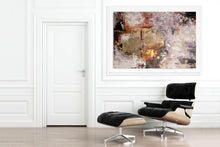 Load image into Gallery viewer, Brown Gold Home Decor XL Canvas Large Livingroom Decor Art Fp060