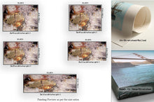 Load image into Gallery viewer, Brown Gold Home Decor XL Canvas Large Livingroom Decor Art Fp060