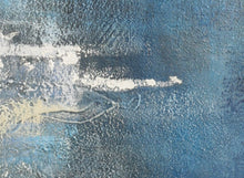 Load image into Gallery viewer, Blue White Abstract Painting,Large Cloud Canvas Oil Painting,Living Room Art Bl009