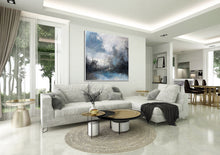 Load image into Gallery viewer, Large Abstract Sea Original Abstract Art Painting Large Cloud Canvas Np046