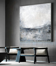 Load image into Gallery viewer, Abstract Sea Painting Large Canvas Art Sea Landscape Painting Ap023