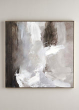 Load image into Gallery viewer, Brown Painting Gray And White Abstract Painting Dine Room Wall Art Ap011