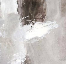 Load image into Gallery viewer, Brown Painting Gray And White Abstract Painting Dine Room Wall Art Ap011