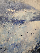 Load image into Gallery viewer, Deep Blue Sea Abstract Art Oversized Artwork for Walls Bp088
