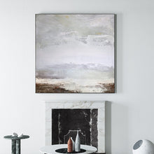 Load image into Gallery viewer, Large Beige Abstract Landscape Painting Bright Brown Painting Ap012