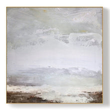 Load image into Gallery viewer, Large Beige Abstract Landscape Painting Bright Brown Painting Ap012