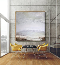 Load image into Gallery viewer, Large Beige Abstract Landscape Painting Bright Brown Painting Ap012