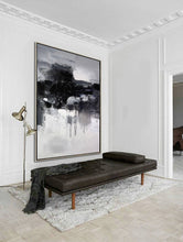 Load image into Gallery viewer, Black And White Wall Art Abstract Painting Contemporary Painting YP052