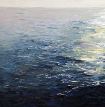 Load image into Gallery viewer, Original Ocean Abstract Painting Seascape Abstract Painting Qp074