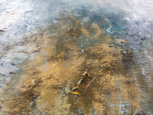 Load image into Gallery viewer, White Gold Abstract Art Oil Painting On Canvas Office Decor Dp097