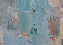 Load image into Gallery viewer, Original Blue Abstract Painting Large Canvas Art Np009