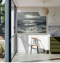 Load image into Gallery viewer, Large Sky And Sea Painting Marine Sunrise Landscape Painting Qp063