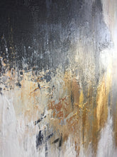Load image into Gallery viewer, Gold Leaf Painting Abstract Acrylic Painting On Canvas For Living Room Ap052
