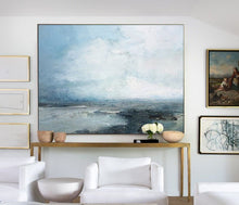 Load image into Gallery viewer, Marine Landscape Painting Large Sky And Ocean Painting Modern Art Dp089