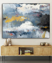 Load image into Gallery viewer, Cloud Abstract Art Oil Painting Sky Abstract Painting on Canvas Np033